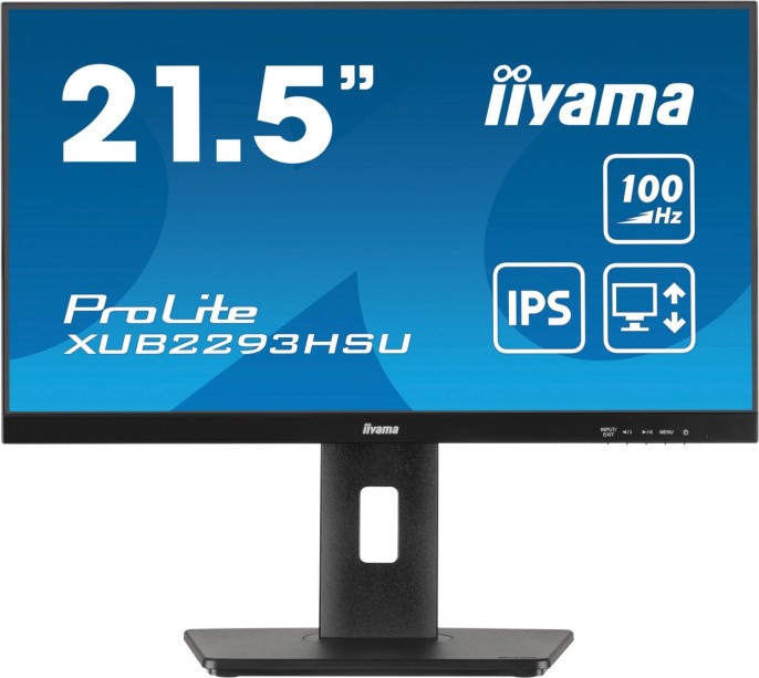 Монитор Iiyama 21.5" ProLite XUB2293HSU-B7 черный IPS LED 1ms 16:9 HDMI M/M матовая HAS Piv 1000:1 300cd 178гр/178гр 1920x1080 100Hz DP FHD USB 3.9кг