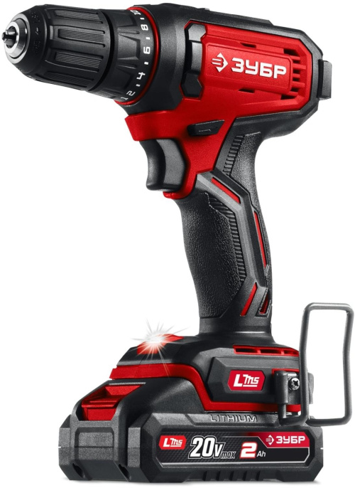 Дрель-шуруповерт Зубр ДШУ-40-21 40Вт аккум. патрон:быстрозажимной