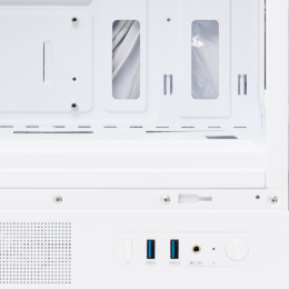 Корпус HSPD M310, Mesh Mini-tower, White, TG, 0.4 SPCC, 3x120mm ARGB mATX, mITX 180/280/160mm 1x2.5", 1x3.5", 4xPCI 2xUSB-A 3.0 452x277x418mm M310-TGWH-ARGB