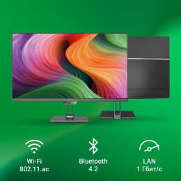 21.5" Моноблок Digma Action Full HD, Intel N95, 8ГБ DDR4, 256ГБ SSD,  Windows 11 Pro, черный [dm21n9-8cxw01]