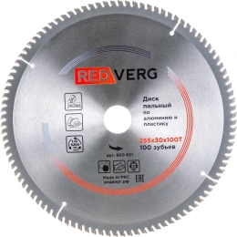 Диск пильный (255х30 мм; 100 зубьев) REDVERG 6621269
