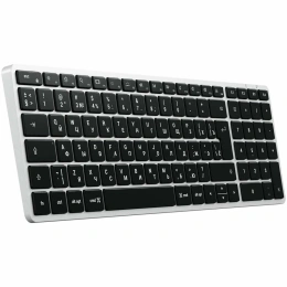 Клавиатура беспроводная Satechi Slim X2 Bluetooth Keyboard - русская раскладка. Цвет: серебристый