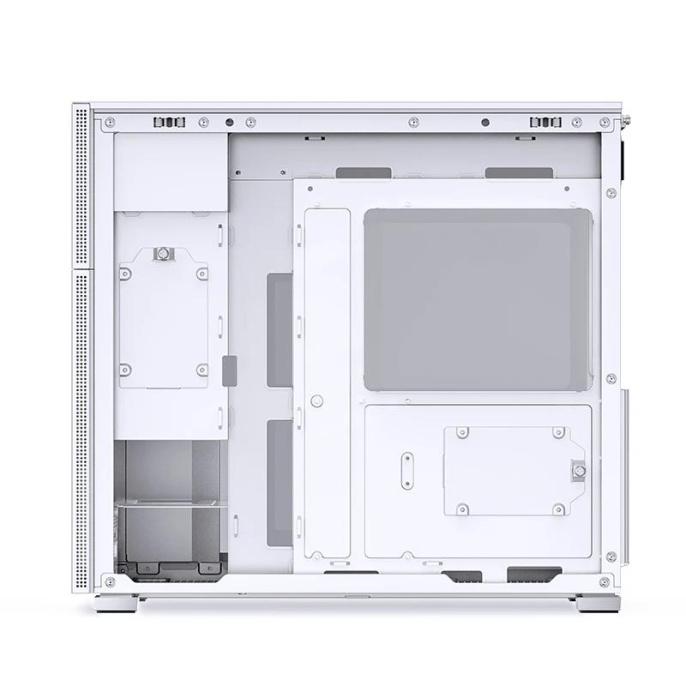 Корпус JONSBO D41 STD, Midi-Tower, TG, no fan, 1xUSB-A 3.2 + 1xUSB-C 3.2, ATX, mATX White D41 STD White