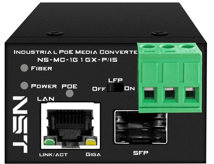 Промышленный компактный Ultra PoE медиаконвертер Gigabit Ethernet/ Промышленный компактный Ultra PoE медиаконвертер Gigabit Ethernet, SFP 1000Мбит/c, RJ45 10/100/1000Мбит/c, поддержка LFP. Порт PoE: до 90W IEEE 802.3af/at/bt . Автоматическое определение (