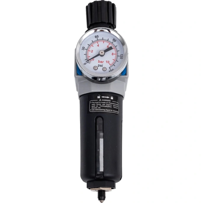 Фильтр-регулятор с индикатором давления 1/4" для пневмосистем Rockforce RF-EW2000-02(47106)