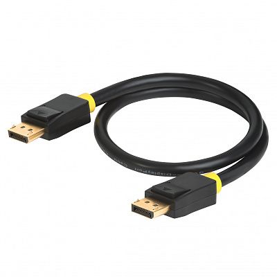 Greenconnect GCR-50793 Кабель 13.0m DisplayPort v1.2, 20M/20M, черный, 28/28 AWG