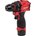 Аккумуляторная бесщеточная дрель-шуруповерт WORTEX LX BD 1220 DLi 12В, 30 Нм, 2*1.5 Ач, патрон 10 мм, 1333699