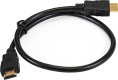Кабель HDMI ExeGate EX-CC-HDMI-0.5 (19M/19M, 0,5м, v1.4b, позолоченные контакты) EX294682RUS