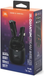 Микрофон беспроводной JBL Quantum Stream Wireless USB-C черный JBLSTRMWLUSBCBLK