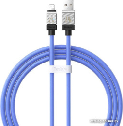 Кабель Baseus CAKW000403 CoolPlay Series Fast Charging USB to iP 2.4A 1m Blue передача данных, питание устройств, материал: пластик, нейлон, скорость передачи: 480 Мбит/с