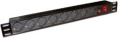 Блок распределения питания LanMaster TWT-PDU19-10A8P ,  горизонт.размещ.,  SchukoХ8,  Тип вход. тока 10A