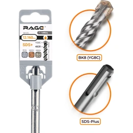 Бур (12х160 мм; SDS+) RAGE by VIRA 561216