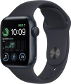 Смарт-часы Apple Watch SE 2024 A2722 40мм OLED корп.темная ночь Sport Band рем.темная ночь разм.брасл.:160-210мм MXE93LL/A