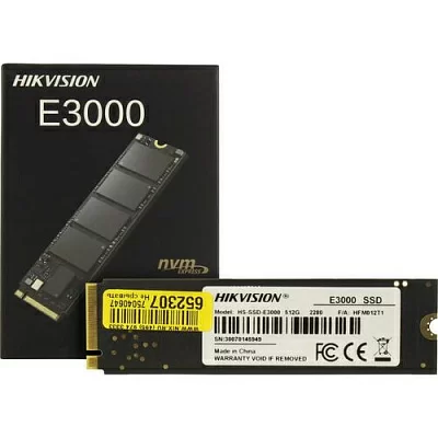 Накопитель SSD 512 Gb M.2 2280 M HIKVISION E3000 HS-SSD-E3000-512G 3D TLC