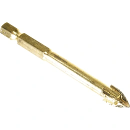 Сверло по кафелю и стеклу (8 мм; шестигранный хвостовик; 4 грани) EКТО DS-309-0800-0075