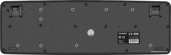 Клавиатура ExeGate Professional Standard LY-405 (USB, полноразмерная, влагозащищенная, 105кл., Enter большой, длина кабеля 1,5м, черная, Color Box) EX287138RUS