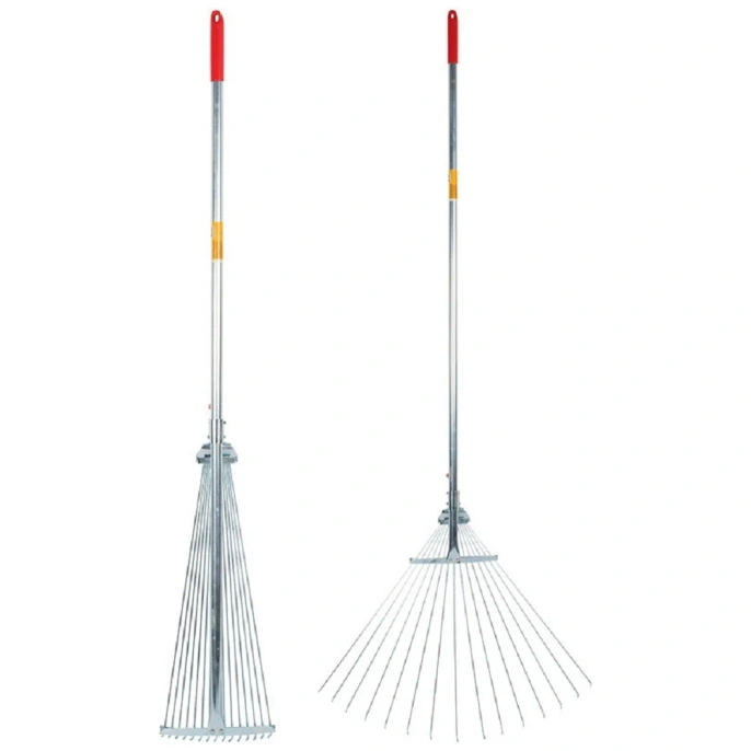 Веерные раздвижные грабли Park HG1191 прутковые 15-зуб.с чер. 270303