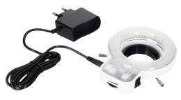 Осветитель кольцевой Levenhuk LED 144, с адаптером и резьбой