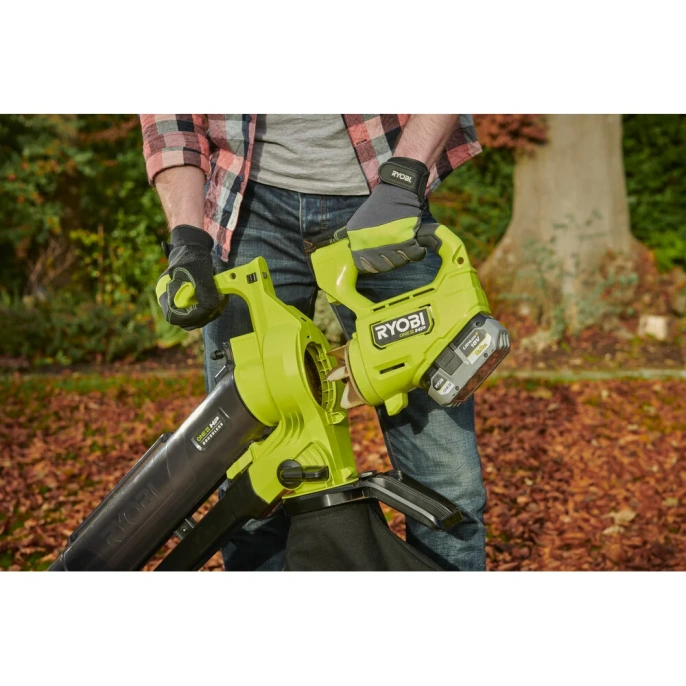 Бесщеточный садовый пылесос-воздуходувка Ryobi ONE+ 18В RY18BVXA-0 5133005546