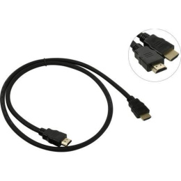 Кабель HDMI ExeGate EX-CC-HDMI2-1.0 19M/19M, v2.0, 1м, 4K UHD, Ethernet, позолоченные контакты EX287729RUS