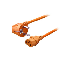 Шнур кабель питания ACD SUPER HEAVY DUTY 3*2,5 S22C13, Schuko - C13 , 10А, оранжевый, 2,0 м {50} ZJE-001