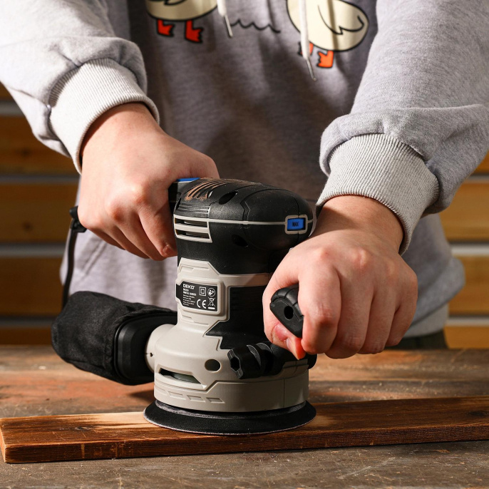 Эксцентриковая шлифмашина Deko DKG600 600Вт D125/150мм 084-1059