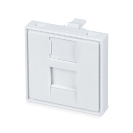 Cabeus FP-45-1M Вставка 45x45 (Mosaic) для 1 модуля формата Keystone Jack