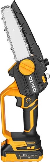 Пила цепная аккумуляторная DEKO DKCHS 20-6, 20В, 2x3.0Ач 063-4481-1