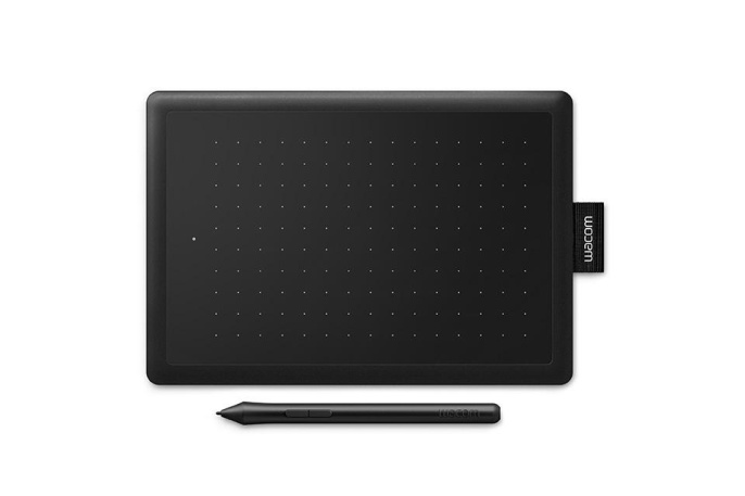 Графический планшет Wacom One by Small, A6,  черный/красный [ctl-472-n]