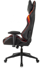 Кресло игровое Zombie VIKING 4 AERO черный/красный ткань/эко.кожа с подголов. крестов. пластик (VIKING 4 AERO RED)