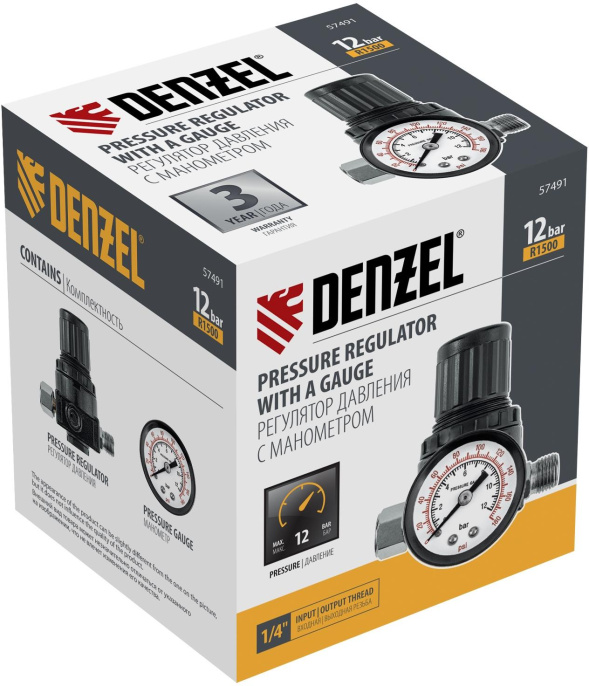Регулятор давления для компрессоров DENZEL R1500 [57491]