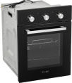 Духовой шкаф электрический LEX EDM 4570 BL,  53л,  дверца с 2 стеклами,  стекло черное