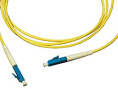 Оптический патч-корд simplex LC-LC 9/125 SM Cabeus FOP(s)-9-LC-LC-1,5m 1.5 метра желтый LSZH