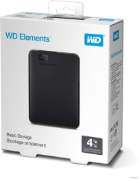 Жесткий диск WD USB3.0 4TB WDBU6Y0040BBK-WESN Elements Portable 2.5" черный