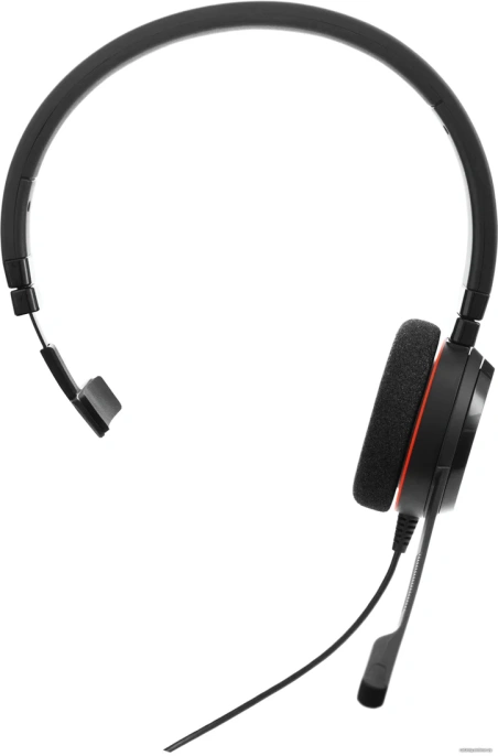 Наушники с микрофоном Jabra Evolve 20 MS Mono черный 1.2м накладные USB оголовье (4993-823-109)