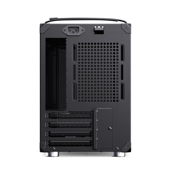 Корпус без блока питания Case JONSBO C6 MAX Handle, Mini-Tower, TG, no fan, 1xUSB-A 3.0 + 1xUSB-C 3.1, mATX, mITX Black