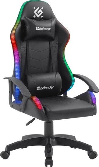 Defender Игровое кресло Factor X RGB,Черный,класс 2,PU 64045
