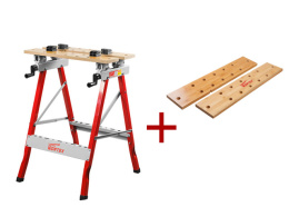 Верстак складной WORTEX WB 6080 P в кор. + АКЦИЯ столешница WB6080PB00011A1