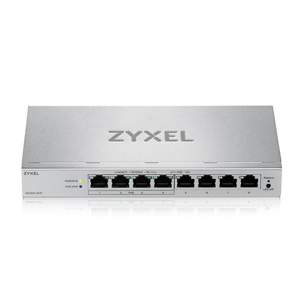 Коммутатор ZyXEL GS1200-8HPV3-EU0101F, управляемый