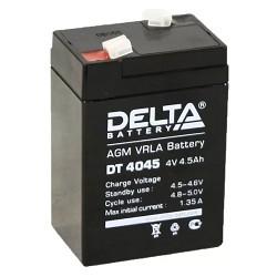  Delta DT 4045 4,5 А\ч, 4В свинцово- кислотный аккумулятор