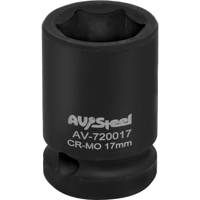 Головка ударная шестигранная (17 мм; 1/2DR) AV Steel AV-720017