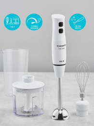 Блендер Scarlett SC-HB42F06,  погружной,  белый