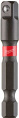 Адаптер ударный для головок Milwaukee Shockwave 1/4" HEX-1/4" квадратный (4932471826) (для работы со всеми импульсными инструментами, общая длина: 50мм)