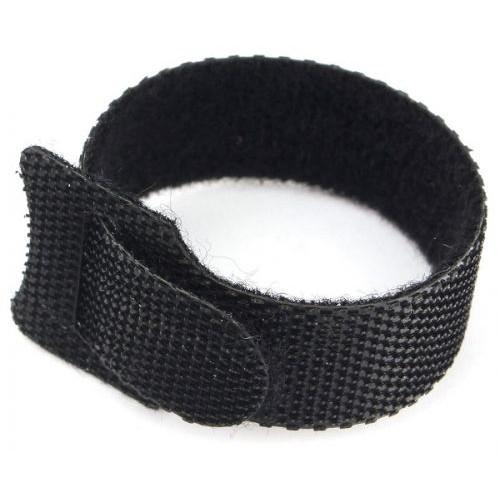 Cablexpert Хомуты-липучки на основе ленты Velcro® VT-110x11BK 110 x 11 мм, черные 12 шт.
