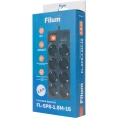 Сетевой фильтр Filum 4000 Вт., 8 розеток, шнур 1.8 м., черный FL-SP8-1.8M-16