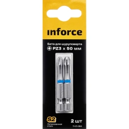 Бита (2 шт; PZ3; 50 мм) для шуруповерта Inforce 11-01-394