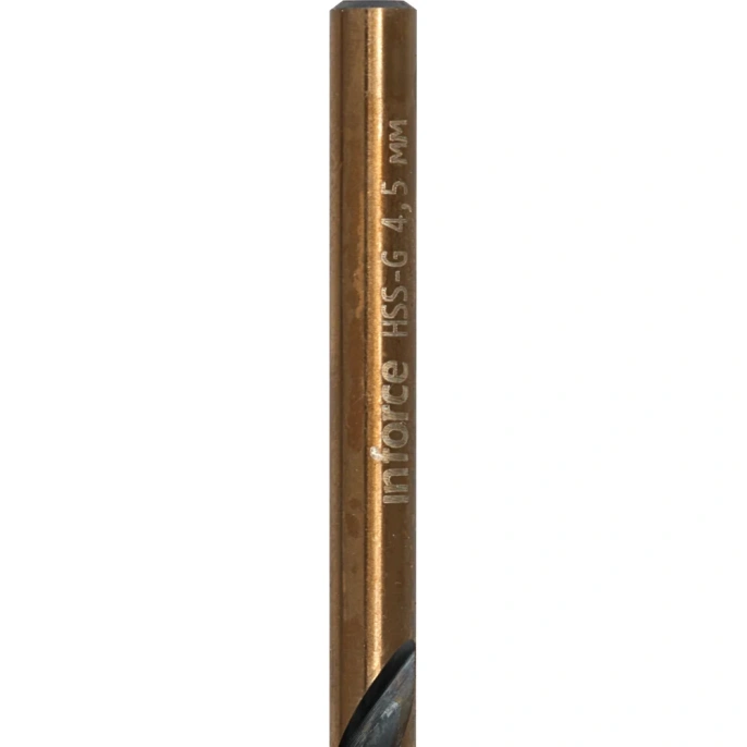 Сверло по металлу HSS-G 4.5х80х47 мм Inforce 11-01-685