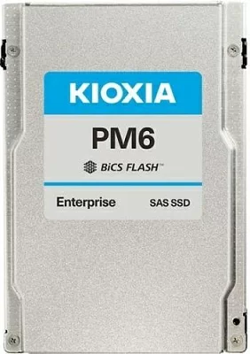 Накопитель SSD KIOXIA Enterprise KPM61VUG800G 800GB 2,5" 15mm (SFF), SAS 24Gbit/s, Mix Use, R4150/W1450MB/s, IOPS(R4K) 595K/145K, MTTF 2,5M, 3 DWPD, TLC (BiCS Flash™), 5 years wty