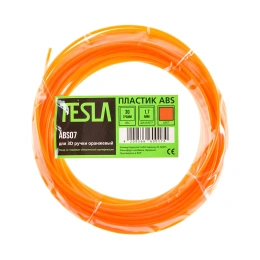 Пластик для 3D ручки TESLA ABS ABS07 оранжевый, 10 м 370499