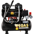 Малошумный безмасляный компрессор Pegas pneumatic PG-602 профессиональная серия 6619